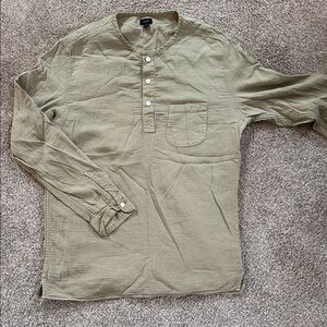J. Crew Sage Green Casual Button Down Shirt